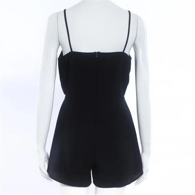 

Wholesale Retail Summer Women Sexy Playsuit Sexy Club Solid Elegant Bodycon Party Jumpsuit V-Neck Romper Trousers Clubwear
