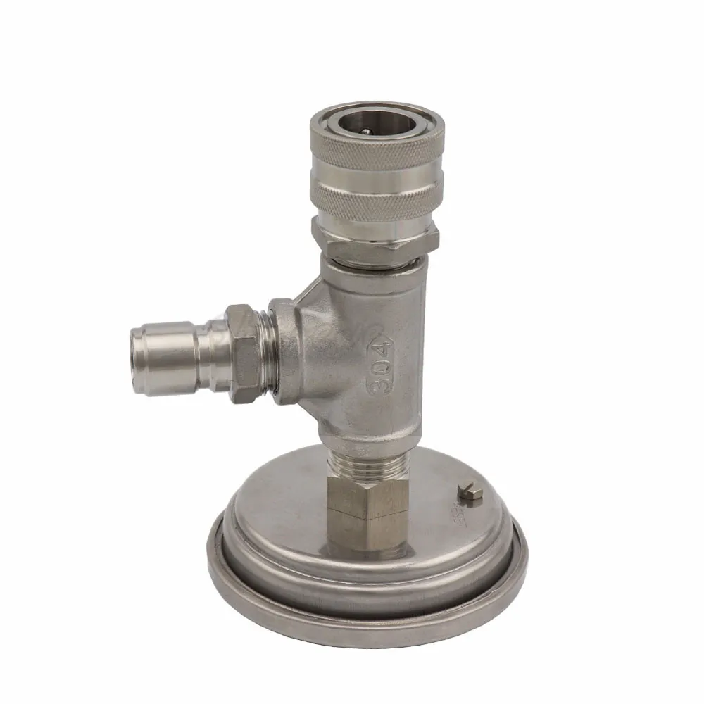 Homebrew 1/2 &quotрезьба в линии термометр с нержавеющей быстрого отключения Би