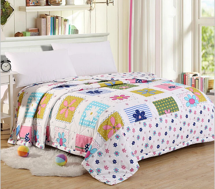 Летние одеяла синий и белый фарфор Печать/полный королева король размер классный