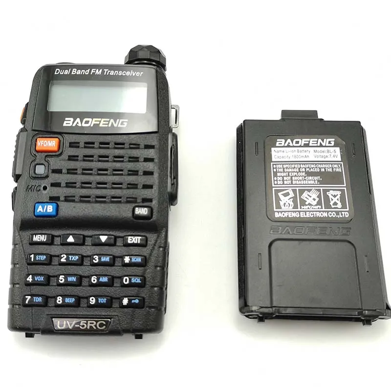 2pcs Baofeng UV-5RC Handheld Walkie Talkie Baofeng UV 5R Upgraded Radio Amador Portable Walky Talky Professional Ham Radio UV5R