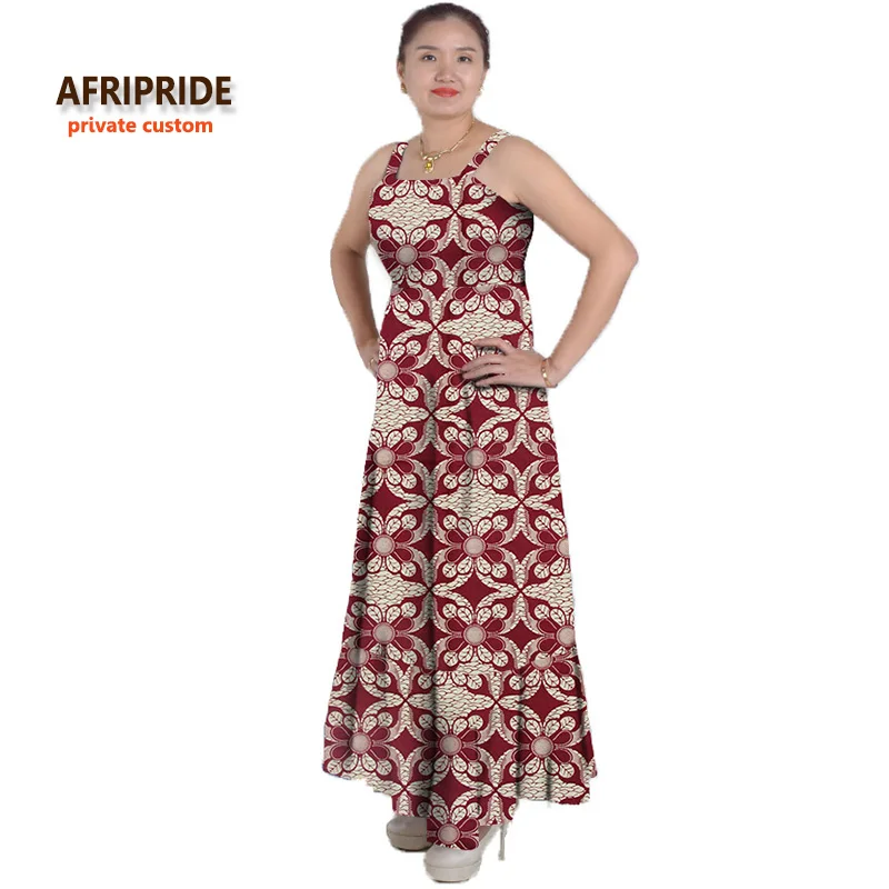 Классическое Африканское платье Анкары для женщин AFRIPRIDE сделанное по