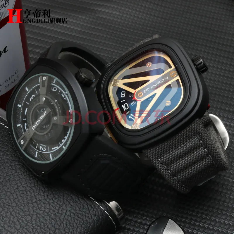 Адаптированные к SEVENFRIDAY кожаные часы с P1B/01 P2B/02 мужской браслет 28 мм SFD-010#28 мм ремешок для часов