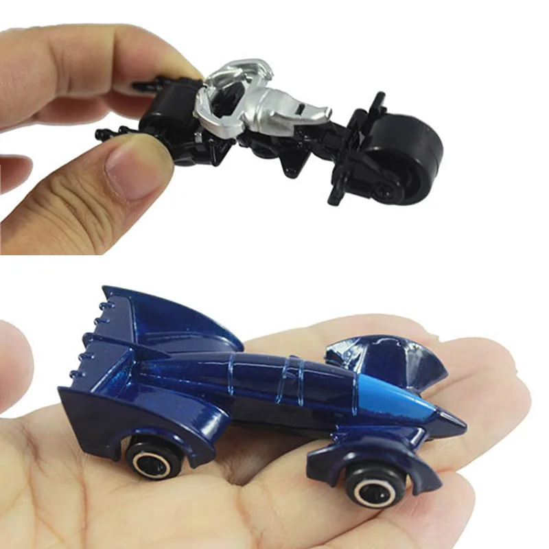 10 шт./компл. мини Бэтмобиль Металлические Diecast Автомобили 1: 64 Форсаж Бэтмен Темная