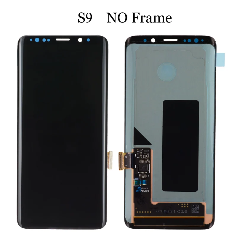 S9 l No Frame AMOLED Замена для SAMSUNG Galaxy S9 S9+ ЖК сенсорный экран дигитайзер с рамкой G960 G965 дисплей - Цвет: S9 l No Frame