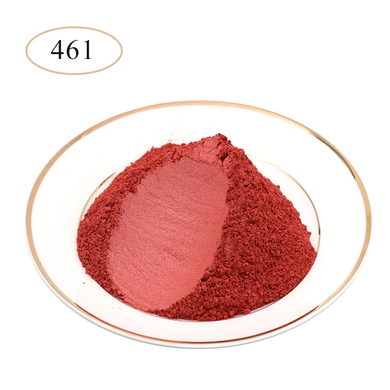 10 г 50 Тип 461 пигмент жемчужная пудра Экологичные натуральные минеральная Mica порошок DIY краситель