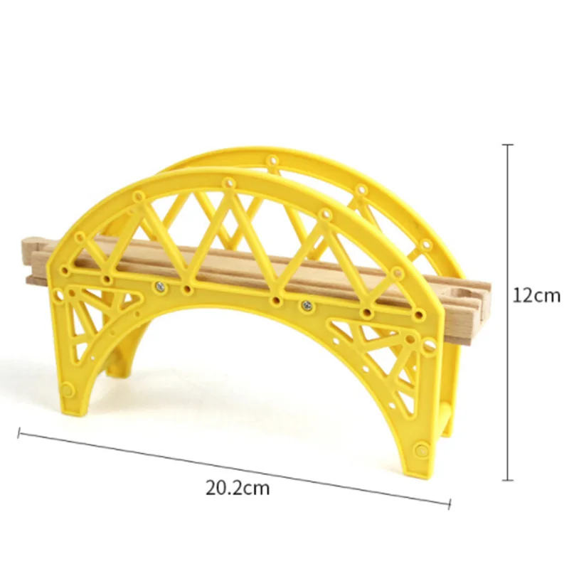 Игрушечный поезд деревянный железнодорожный мост. Аксессуары набор компонентов