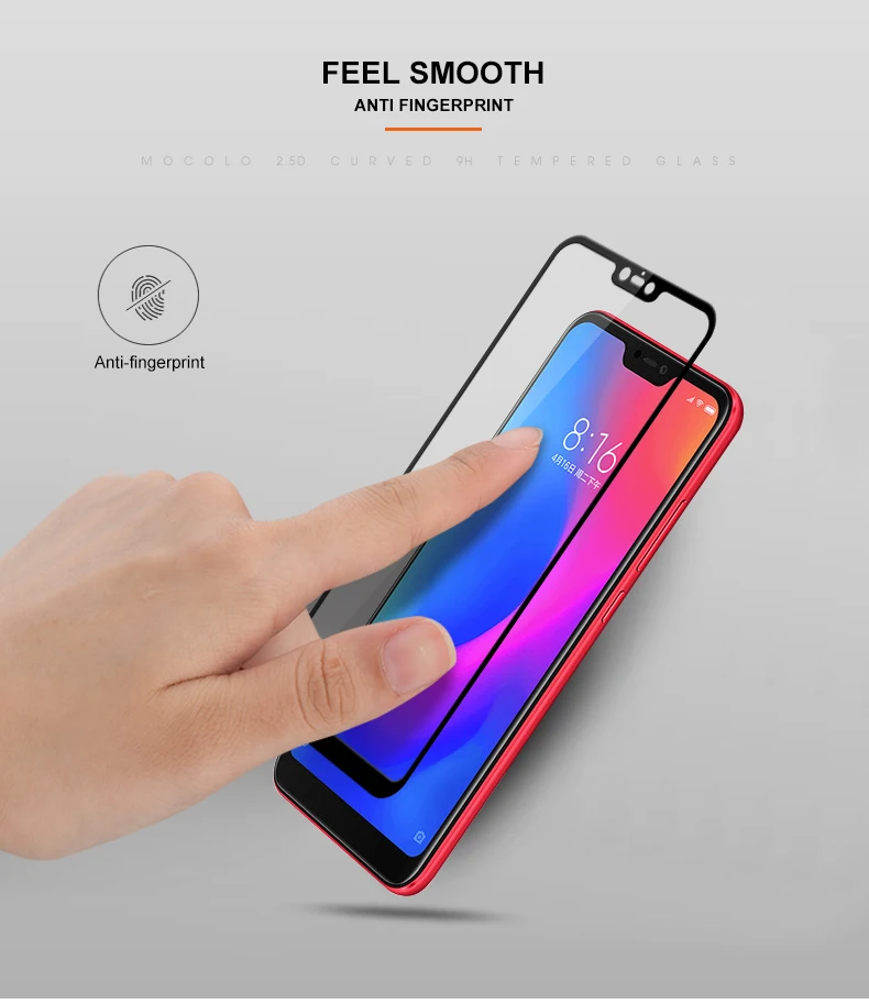 Mocolo полное покрытие закаленное Стекло для Xiaomi Redmi Note 6 PRO Экран протектор для Redmi Note 6 HDClear закаленное защитное пленка
