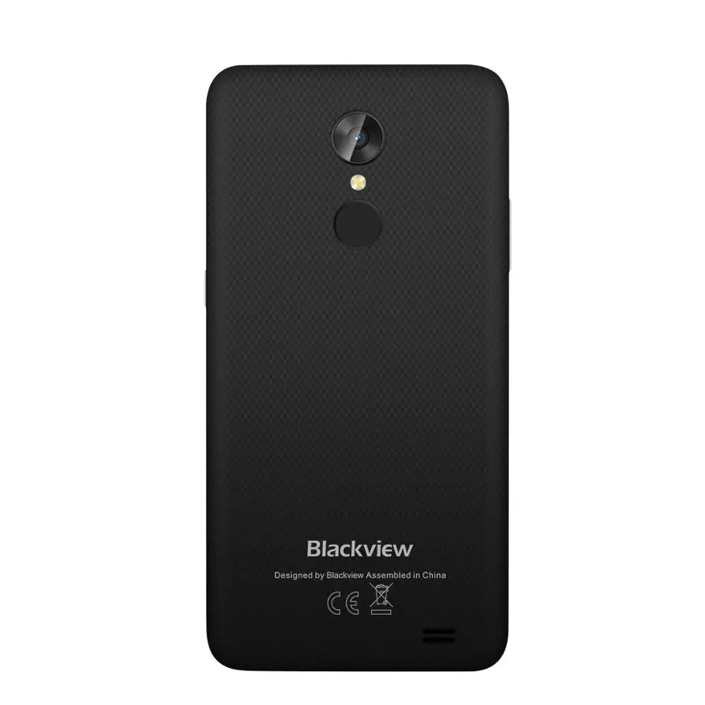 Blackview A10 смартфон с 5 дюймовым дисплеем четырёхъядерным процессором MT6580A ОЗУ 2 Гб