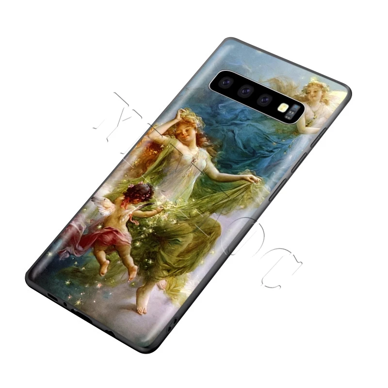 Мягкий силиконовый чехол YIMAOC Angel Cupid для Samsung Galaxy S6 S7 Edge S8 S9 Plus A3 A5 A6 Note 8 9|Бамперы| |