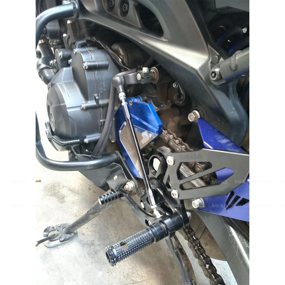 Передние Подножки сочлененные для YAMAHA MT09 MT 09 Tracer 900 FZ FZ09 XSR мотоциклетные