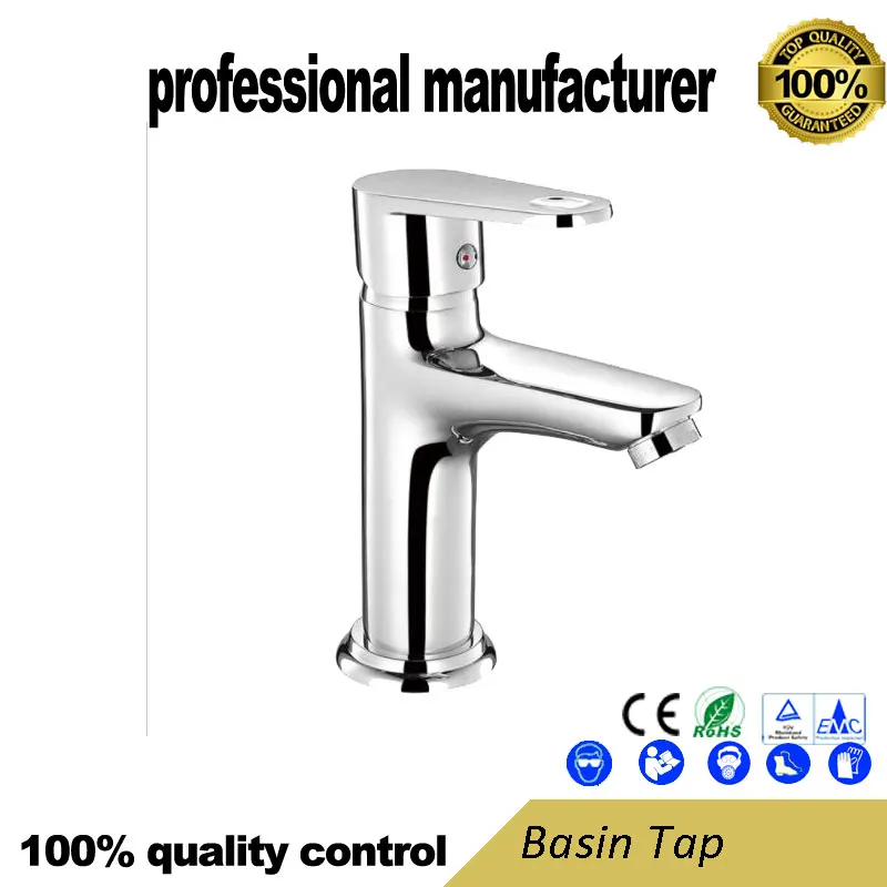 

The new bronze foreign trade pull cold and hot mixed water basin faucet single hole wash basin faucet and fast delivery
