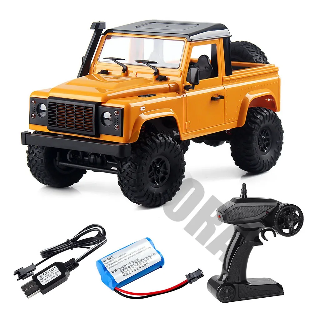 MN91 Yellow 1:12 Масштаб MN модель RTR версия RC Автомобиль 2,4G 4WD MN-90K MN-91K RC Рок гусеничный D90 защитник пикап Дистанционное управление грузовик игрушки - Цвет: MN91 Yellow