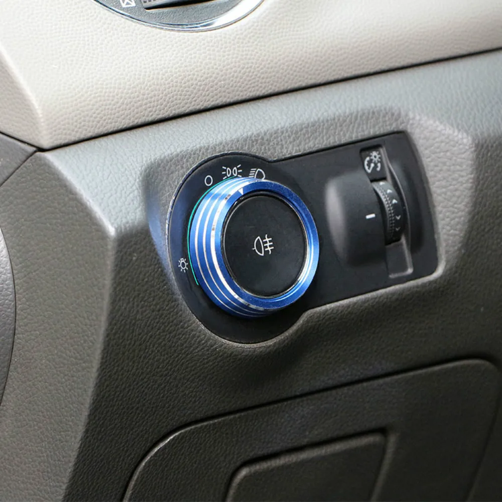 Jameo авто фары автомобиля переключатель ручки крышки наклейки для Chevrolet Malibu Cruze Trax