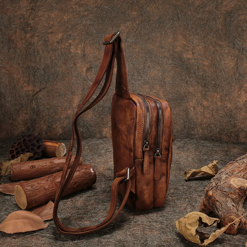 Плеча одного курьерские Сумки 2019 ручной работы пояса из натуральной кожи