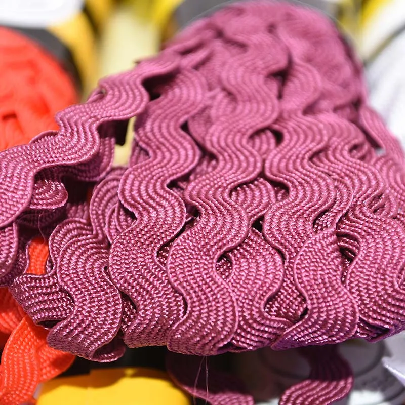 15 ярдов 5 мм многоцветная Grosgrain лента Ric Rac Zig Zag кружевная для свадьбы дома вечерние