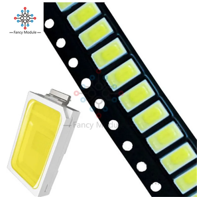 100 шт. SMD 5730 белый диод SMD5730 0 5 Вт светодиодный 5630 6000k 6500k супер яркий чип SMD5630 5730SMD 150mA