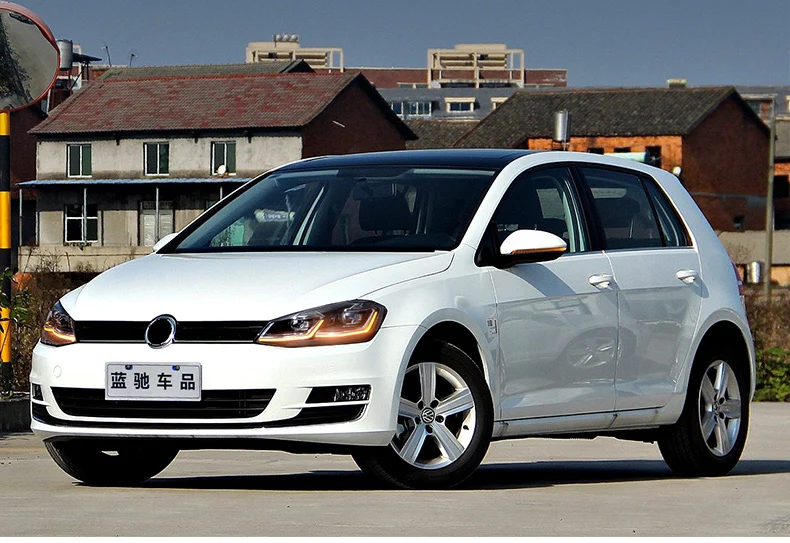 Автомобильный Стайлинг Головной фонарь для VW Golf7 фары для гольфа 7 MK7 MK7.5 2013- Светодиодный фонарь H7 D2H Hid Angel Eye Bi Xenon луч