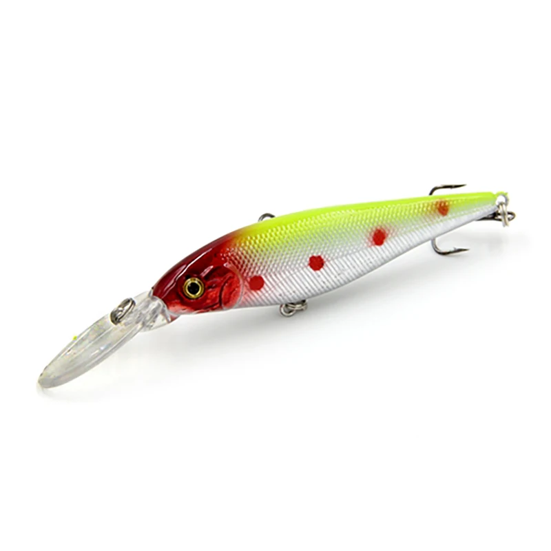 color8 TUYA Crankbait гольян воблеры жесткая приманка для рыбалки искусственный Троллинг воблер чудаки подергивание приманка Щука бас 11 см 10,5 г - Цвет: color8