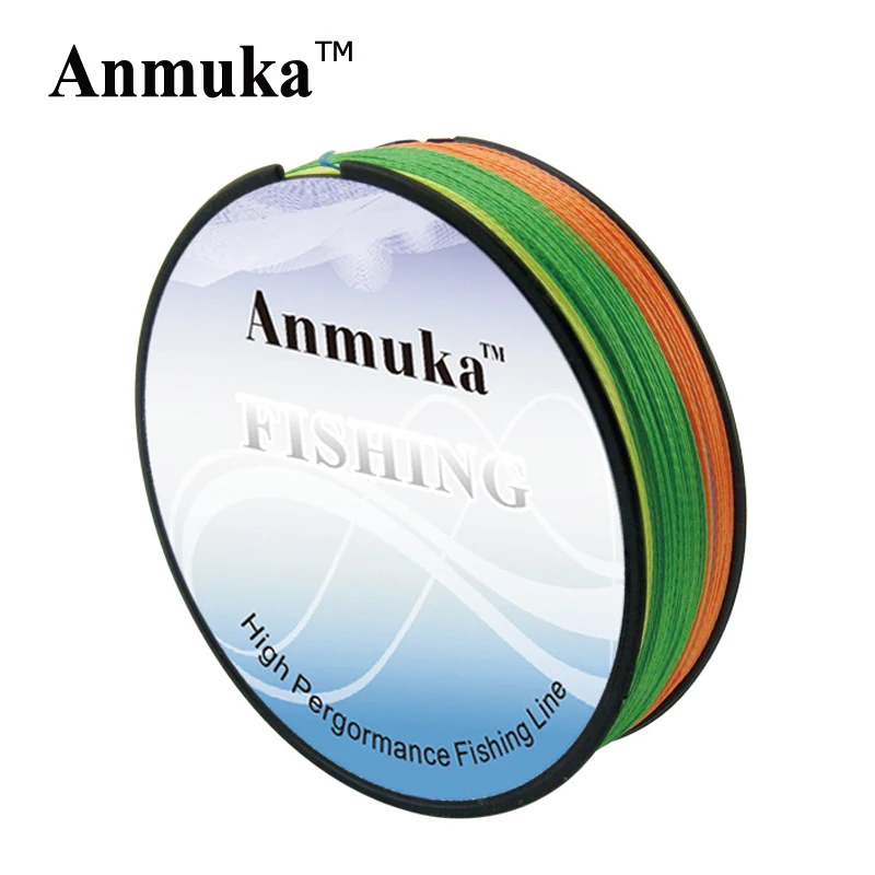 Anmuka Fishing Line Multifilament 100M Super Strong PE Braided 4 Strands Linha De Pesca Tackle Tool | Спорт и развлечения