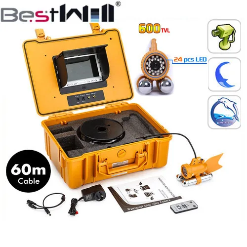 Оригинальная Водонепроницаемая подводная камера bestwill sony CCD effio 600TVL с 60 м HD