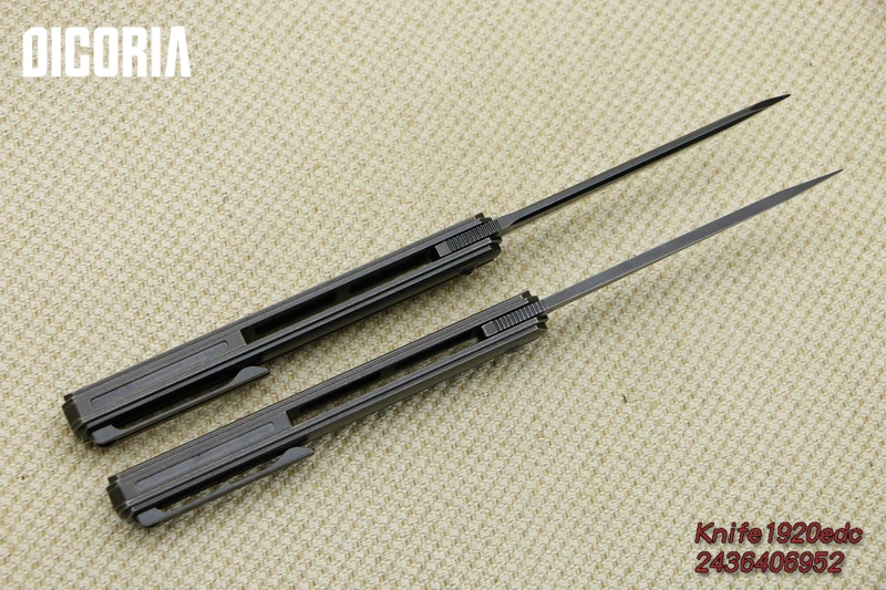 Dicoria Интендант M390 лезвие TC4 titanium Тактический шарикоподшипник Флиппер складной