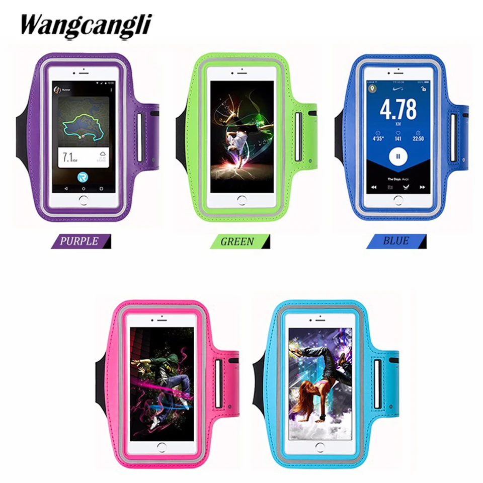 Sport armband Case for iPhone X fashion holder case on hand smartphone cell phones bag sports sling mobile | Мобильные телефоны и