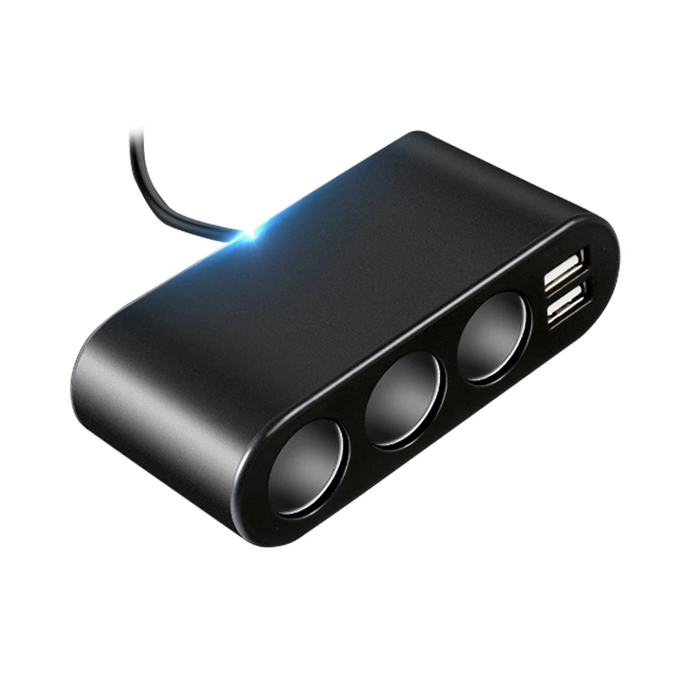 120 Вт от 1 до 3 а переходник для прикуривателя USB зарядки в машине с Поддержкой Smart