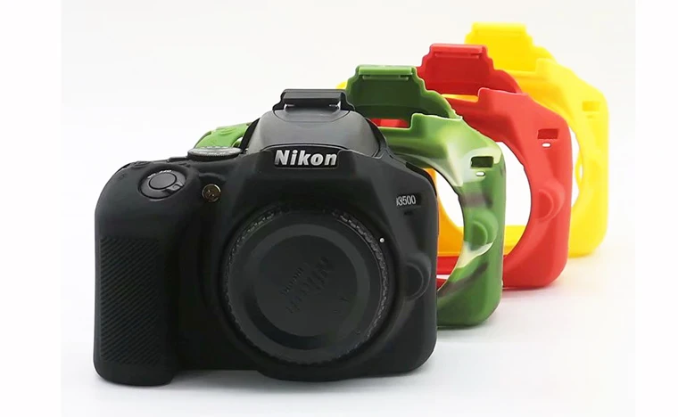 Мягкий силиконовый резиновый чехол для Nikon D810 D850 D7500 D3400 D3500 D750 D7100 защитный корпуса