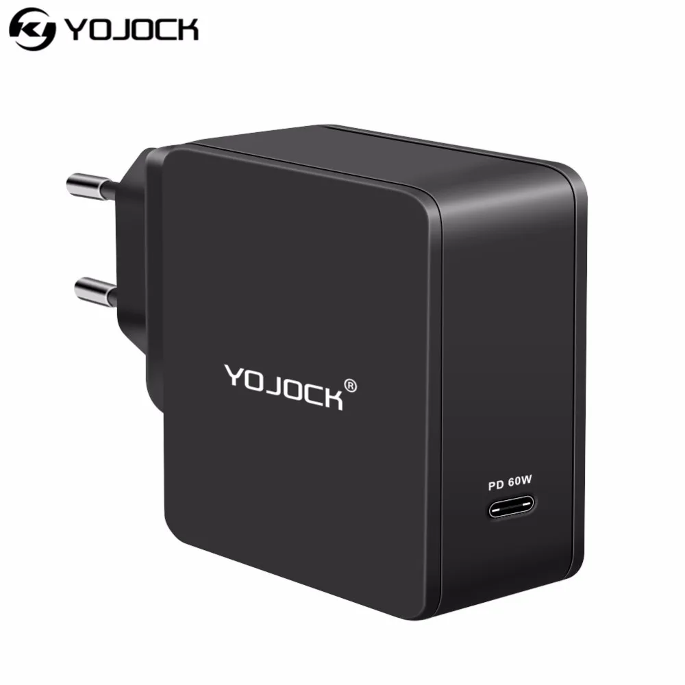 Yojock 60 Вт USB Type C настенное зарядное устройство адаптер питания с питанием для Apple