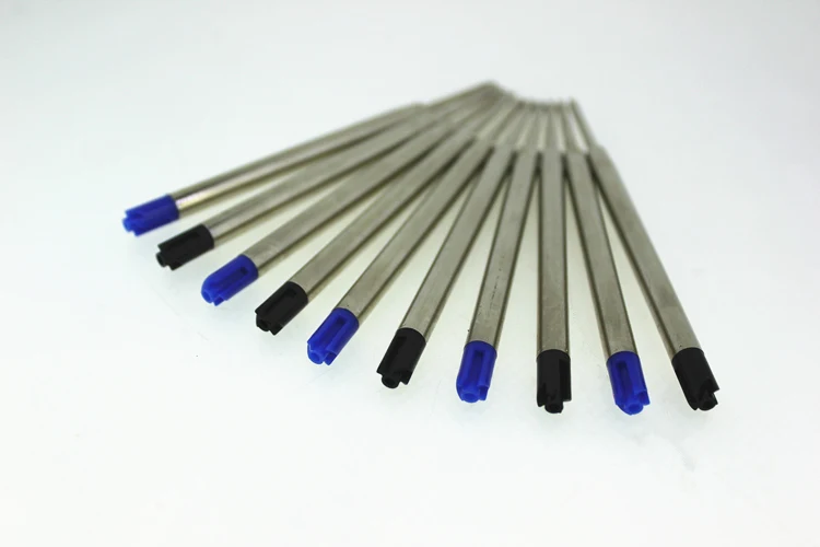 10 шт./лот Jinhao стержни шариковая ручка черная/синяя хорошая письмо картриджа 0 7 мм