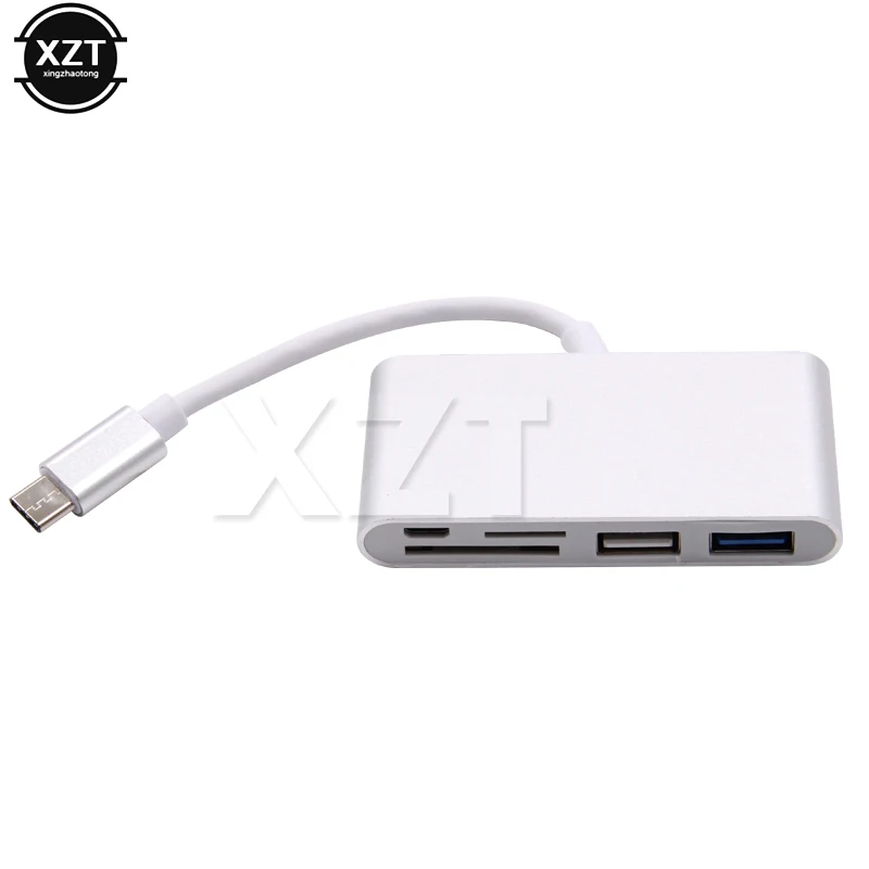 USB 3.0 Type-C 3 1 концентратор SD TF устройство для чтения карт памяти OTG адаптер MacBook HUAWEI