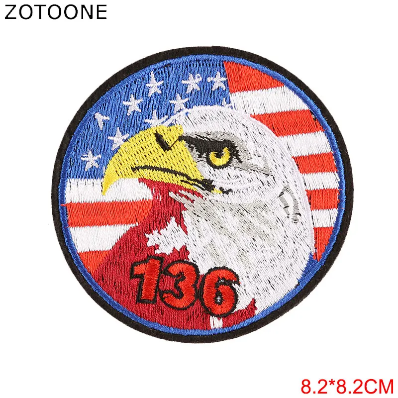 ZOTOONE южная сторона змея Волк тигр железные нашивки на одежду наклейки вышивка DIY Мультфильм пришить патчи фетровые аппликации D - Цвет: 5