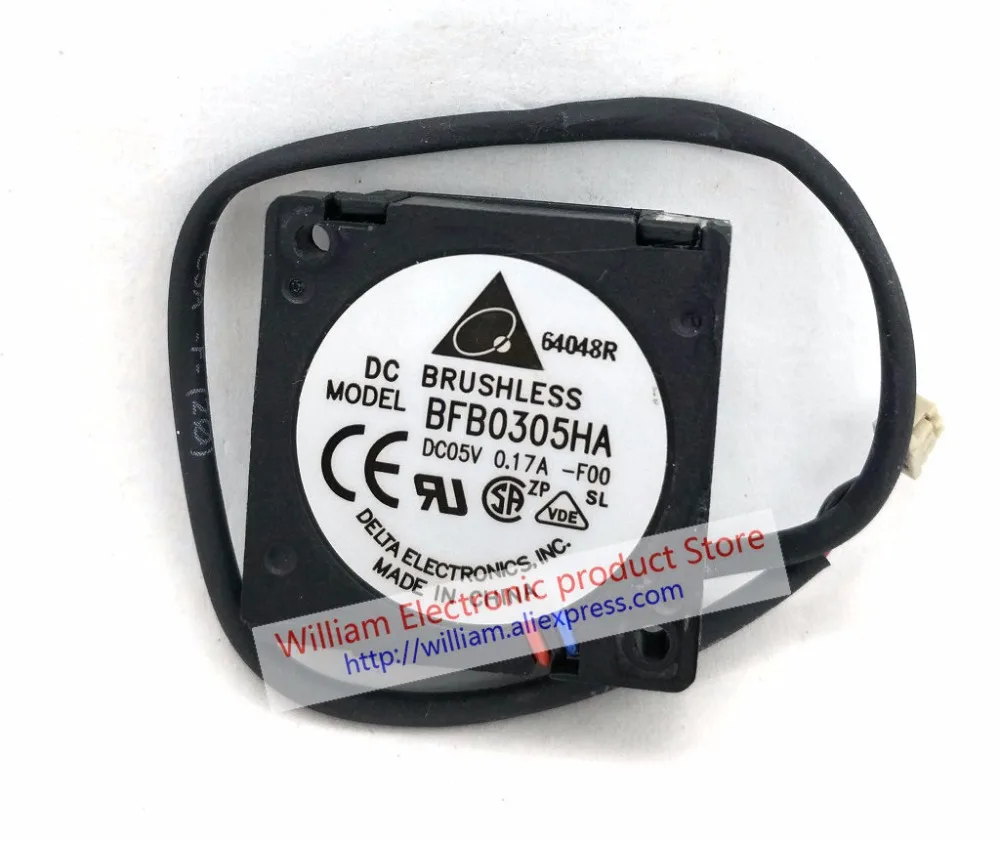 Новый оригинальный вентилятор охлаждения Detal BFB0305LA DC5V 0.10A BFB0305HA 0.17A 30*30*10 мм 3