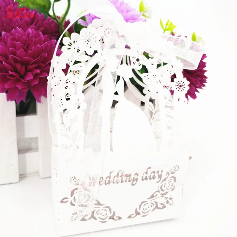 white 10 шт., свадебная романтическая коробка для конфет MR MRS GiftCandy, сумка для свадебной вечеринки, товары для дня рождения, 6z - Цвет: white