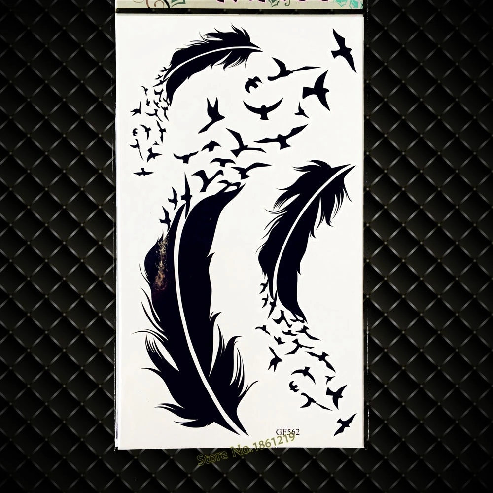 1 шт. высококачественные поддельные металлические татуировки наклейки