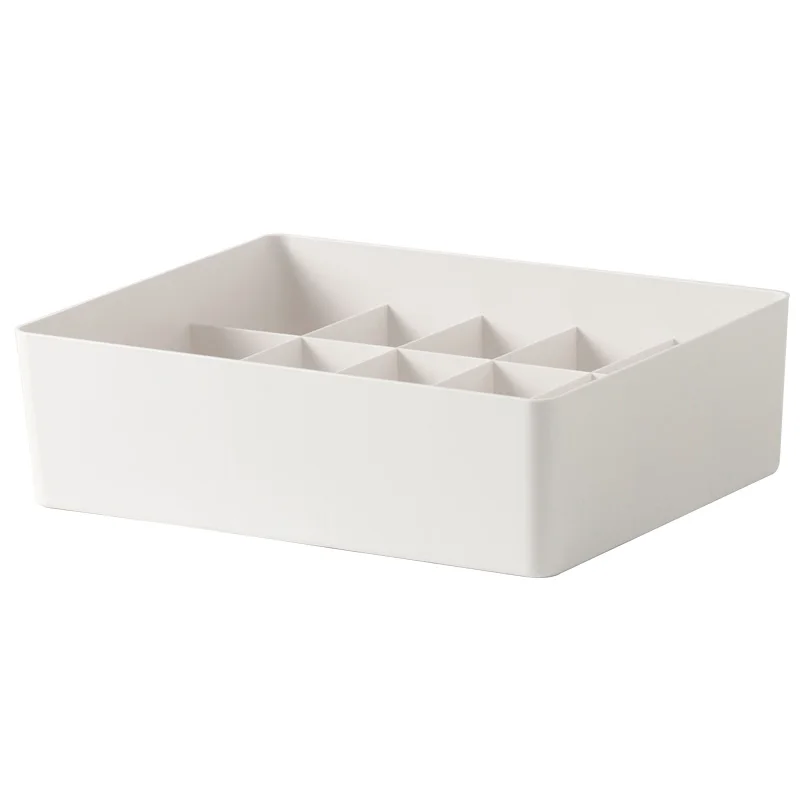 Ящик для хранения нижнего белья домашний покрытый пластиковый контейнер носков