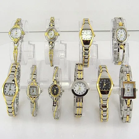 Элегантные модные повседневные бизнес смешанные оптом 10 шт Золотые/серебряные