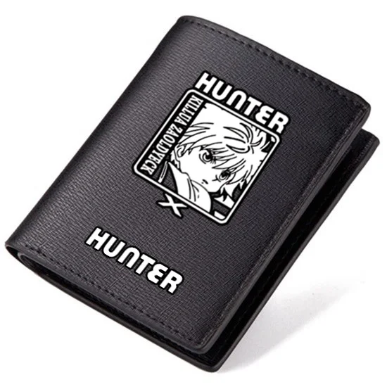 Кошелек Hunter X Cecil Killua Kurapika COS для мобильных игр черный кошелек из искусственной