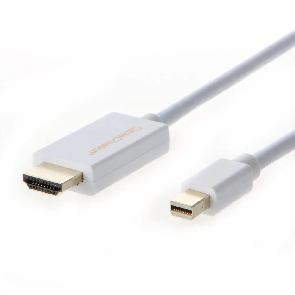 Кабель Mini DisplayPort (Порт Thunderbolt совместимый) к HDMI AV HDTV адаптеру (DP v1.2 поддержка 4K x 2 K) 6