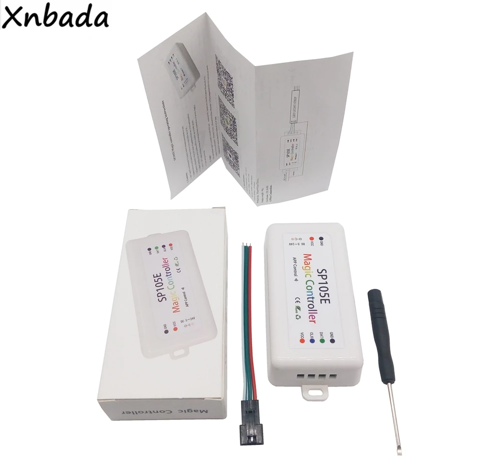 Светодиодный светильник SP105E/SP106E/SP107E/SP108E/SP110E для WS2812 SK6812 WS2811 Волшебная Светодиодная лента