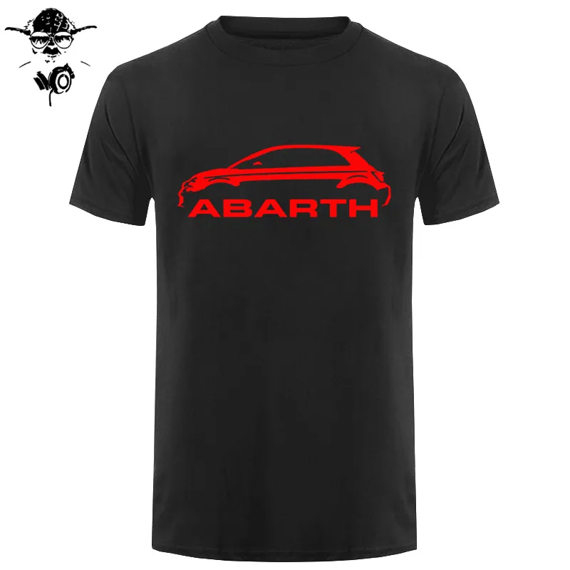Мужская футболка Fiat 500 Abarth Classic Car s высокого качества с круглым вырезом s забавная футболка новинка футболка