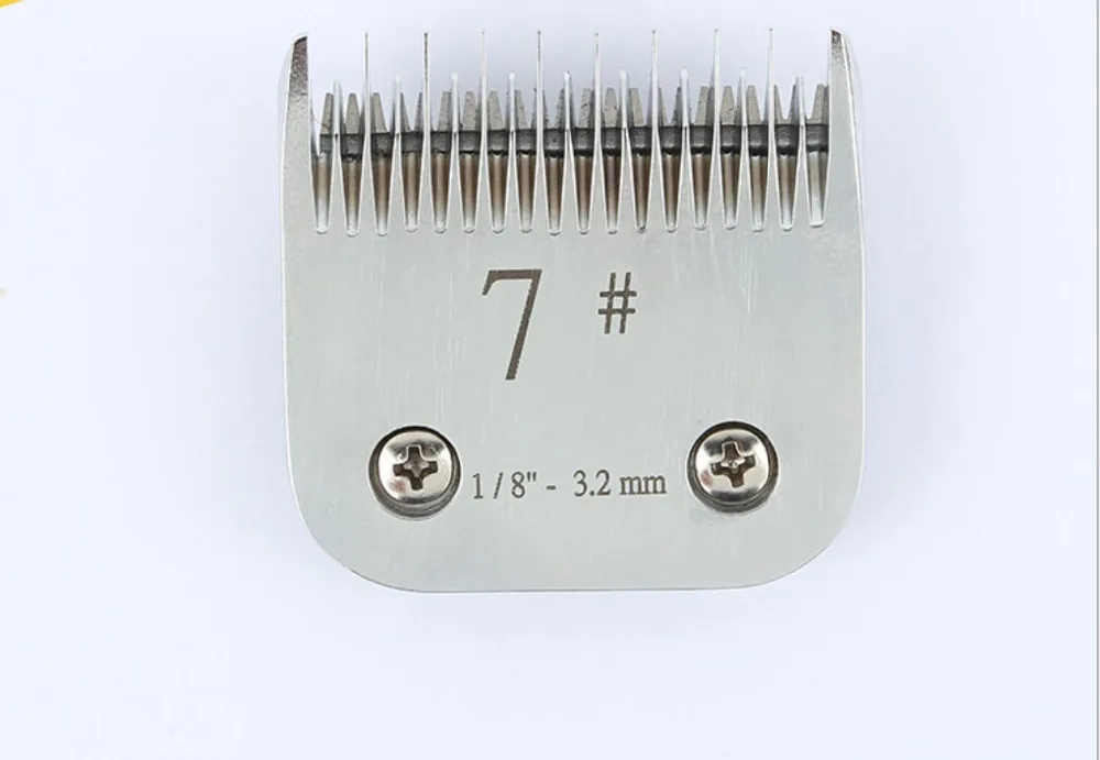 Профессиональная машинка для стрижки животных A5 blade 7FC 10#40#15 3F 4F 5F 7F 30#15# подходит для большинства Andis и Oster кусачки для ухода за домашними животными Замена