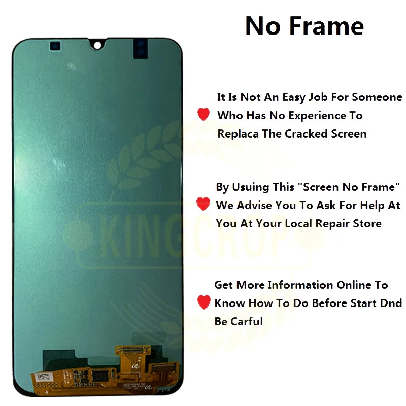 Для samsung galaxy A30 A305/DS A305F A305FD A305A дисплей с рамкой сенсорный экран дигитайзер в сборе для samsung A30 lcd