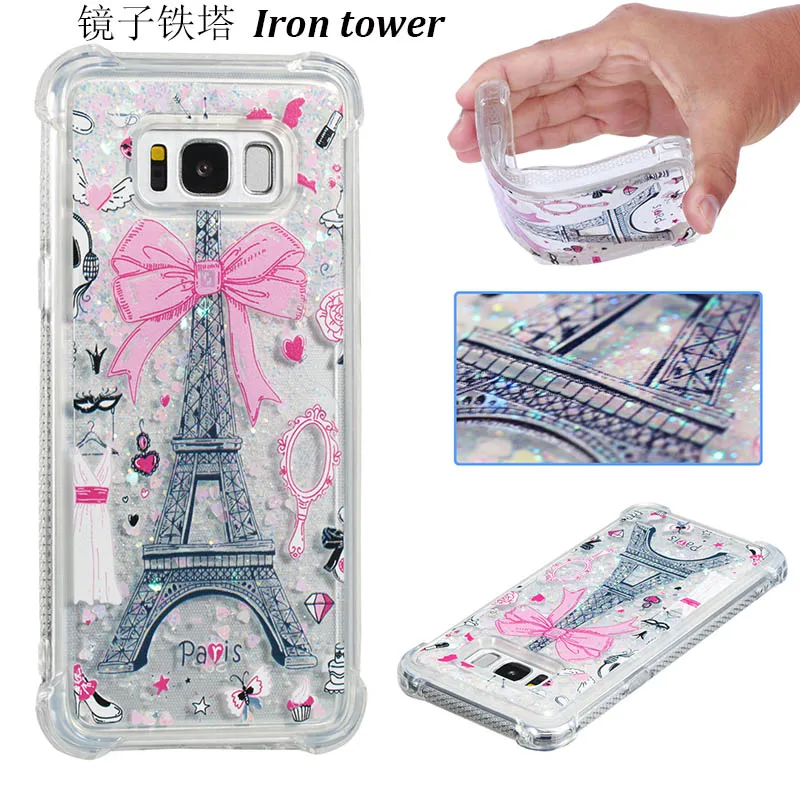 Iron tower Зыбучие пески чехол для samsung J1 J3 J5 J7 J120 J310 J510 J710 J700 чехол для телефона течет с изображениями искрящихся влажным блеском оболочки Мягкий ТПУ чехол с мультипликационным рисунком - Цвет: Iron tower