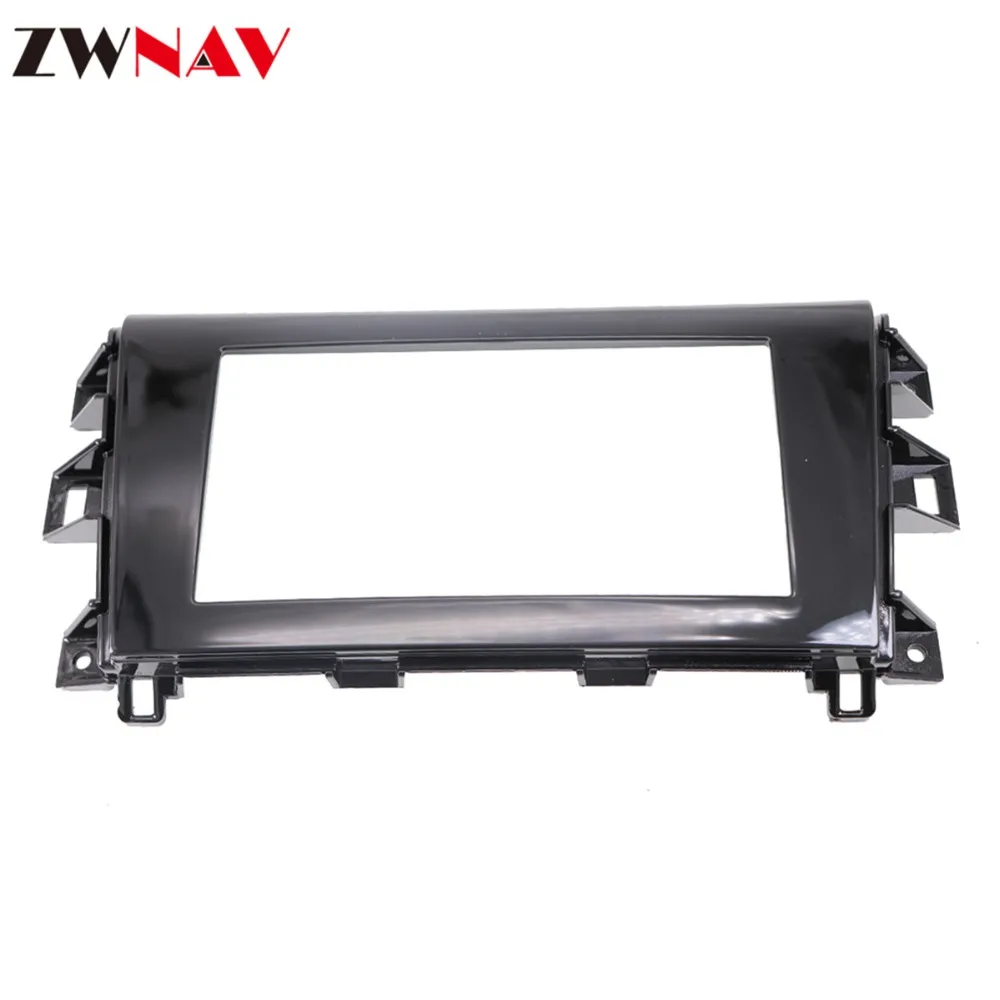 Автомобильный dvd-плеер рамка для NISSAN NP300 Navara 2014-2016/RENAULT Alaskan 2016 + Авто AC черный LHD RHD