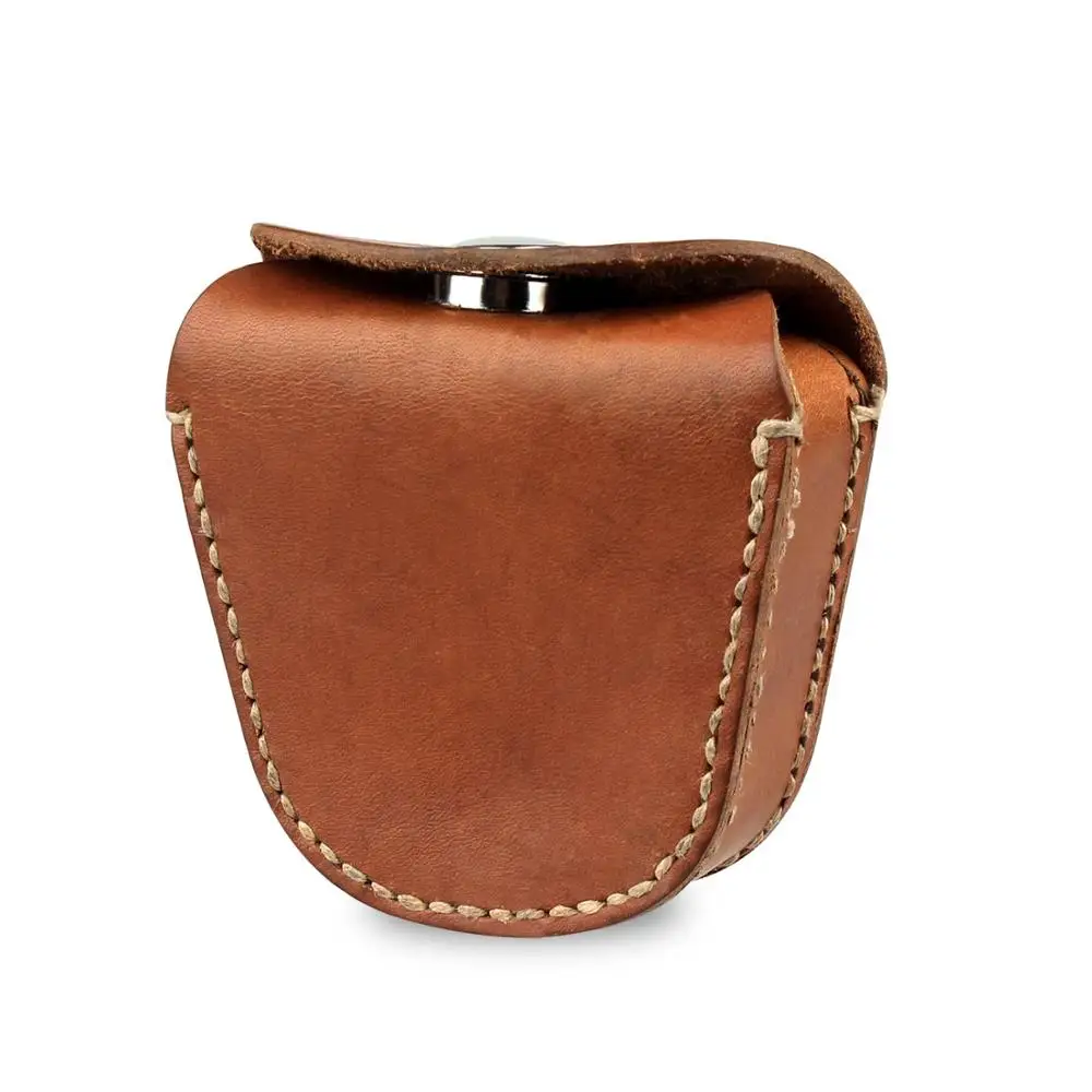 Brown Vapanda охотничий pocketshot патроны чехол из натуральной кожи Рогатка катапульта патроны Чехол держатель сумка Тактический военный пистолет патроны чехлы - Цвет: Brown