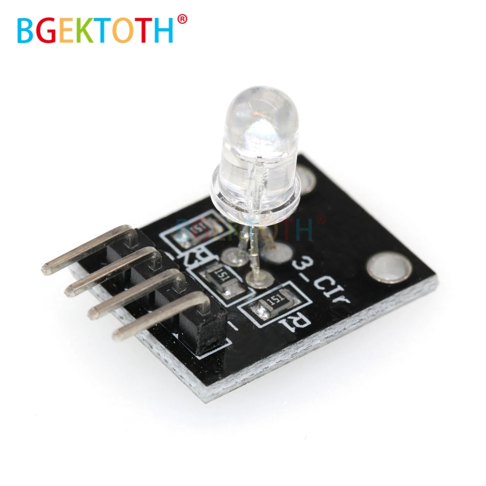

Модуль RGB, 4 контакта, 3 цвета, для Arduno DIY, KY016