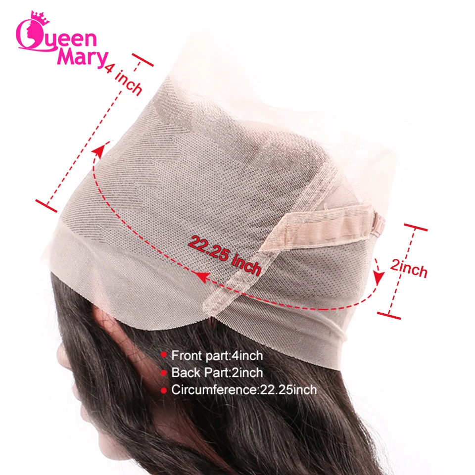 360 Frontal With Bundles Brazilian Body Wave Queen Mary 100% Non Remy Human Hair Weft Pre Plucked Lace Bundle | Шиньоны и парики