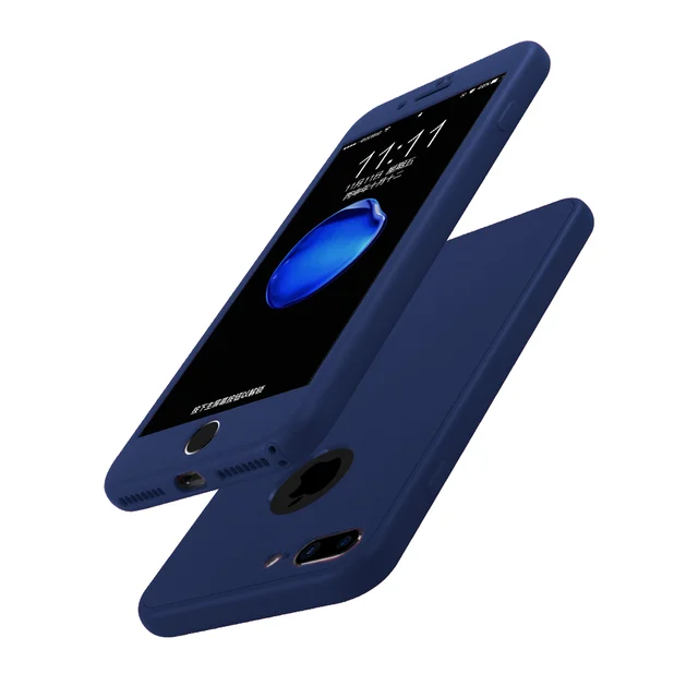 slan 360 Полный корпус мягкий силиконовый защитный чехол для iPhone X XR XS Max задняя крышка для iPhone 8 7 6S 6 Plus 5 5S 11 Pro MAX чехол для телефона - Цвет: slan