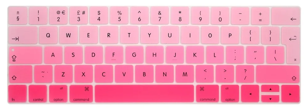 Новая силиконовая защитная пленка наклейки на клавиатуру для MacBook с сенсорной панелью 13 15 дюймов A1706 A1707 A1989 EU английская версия